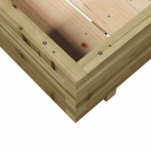 Zahradní truhlík 90 x 90 x 26,5 cm impregnované borové dřevo - obrázek 8