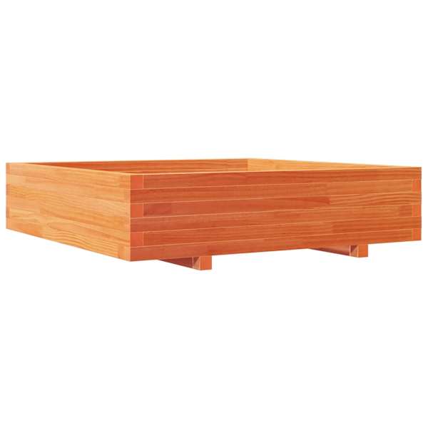 vidaXL aia taimekast, vahapruun, 100x100x26,5 cm, m&auml;nnipuit