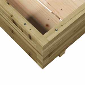 Zahradní truhlík 100 x 100 x 26,5 cm impregnované borové dřevo - obrázek 8