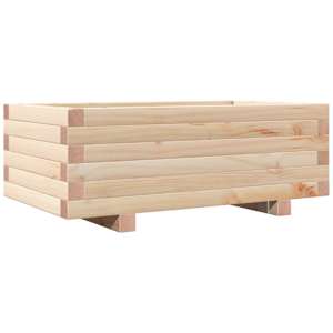 Zahradní truhlík 70 x 40 x 26,5 cm masivní borovice - obrázek 2