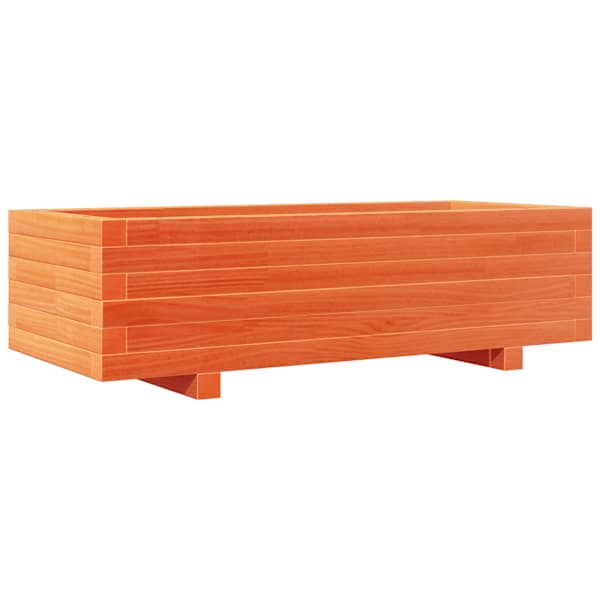 vidaXL aia taimekast, vahapruun, 90 x 40 x 26,5 cm, m&auml;nnipuit