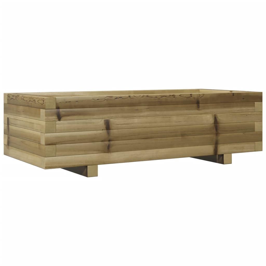 vidaXL Zahradní truhlík 90 x 40 x 26,5 cm impregnované borové dřevo