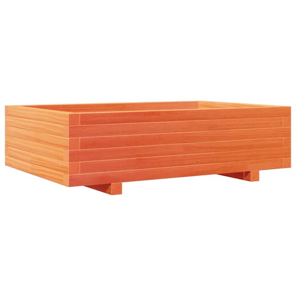 vidaXL aia taimekast, vahapruun, 90 x 60 x 26,5 cm, m&auml;nnipuit