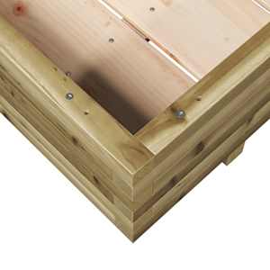 Zahradní truhlík 90 x 60 x 26,5 cm impregnované borové dřevo - obrázek 8