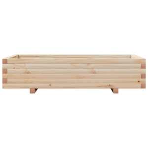 Zahradní truhlík 110 x 60 x 26,5 cm masivní borové dřevo - obrázek 5