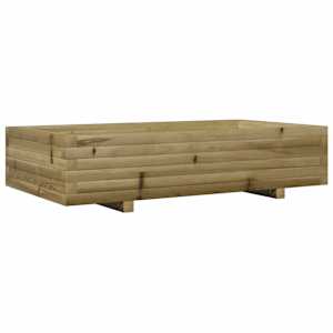 Zahradní truhlík 110 x 60 x 26,5 cm impregnované borové dřevo - obrázek 2