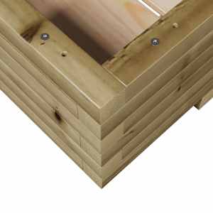 Zahradní truhlík 110 x 60 x 26,5 cm impregnované borové dřevo - obrázek 8