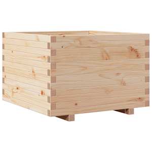 Zahradní truhlík 70 x 70 x 49,5 cm masivní borové dřevo - obrázek 2