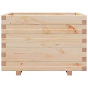 Zahradní truhlík 70 x 70 x 49,5 cm masivní borové dřevo - obrázek 5