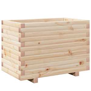 Zahradní truhlík 70 x 40 x 49,5 cm masivní borové dřevo - obrázek 2