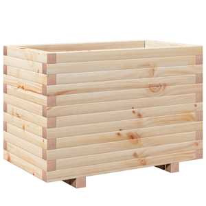 Zahradní truhlík 70 x 40 x 49,5 cm masivní borové dřevo - obrázek 7