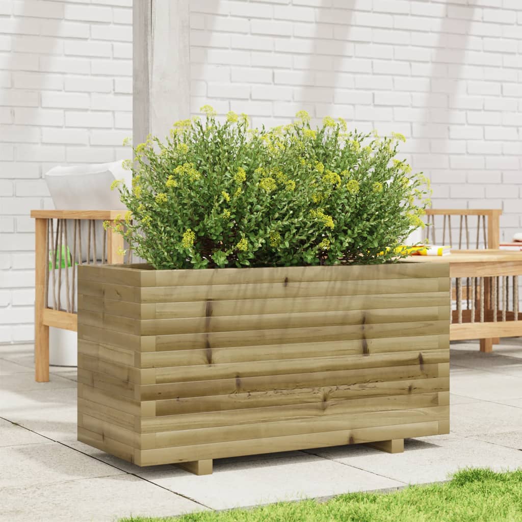 vidaXL Plantenbak 90x40x49,5 cm geïmpregneerd grenenhout afbeelding