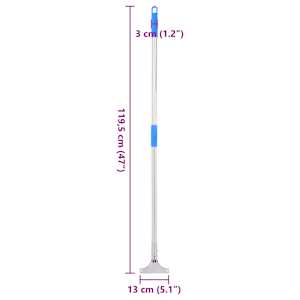 Násady pro podlahovou stěrku 5 ks 119,5 cm ocel a plast - obrázek 6