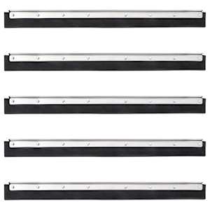 Glave za čistilec tal 5 kosov 60,5x2x5 cm jeklo in guma