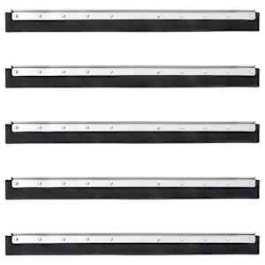 Glave za čistilec tal 5 kosov 75x2x5 cm jeklo in guma