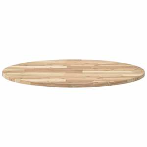 Stolní deska kulatá Ø 80 x 2 cm masivní akáciové dřevo - obrázek 4
