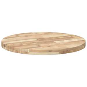 Stolní deska kulatá Ø 70 x 4 cm masivní akáciové dřevo - obrázek 5