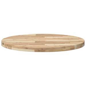 Stolní deska kulatá Ø 80 x 4 cm masivní akáciové dřevo - obrázek 4