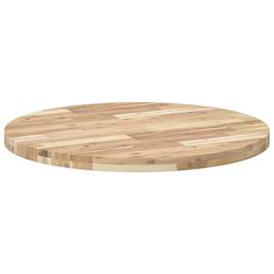 Stolní deska kulatá Ø 80 x 4 cm masivní akáciové dřevo - obrázek 5