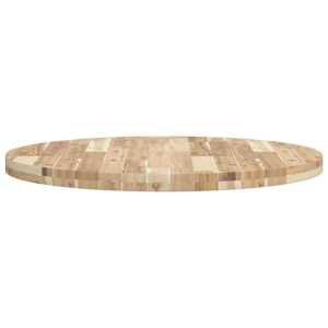 Stolní deska kulatá Ø 80 x 4 cm masivní akáciové dřevo - obrázek 6