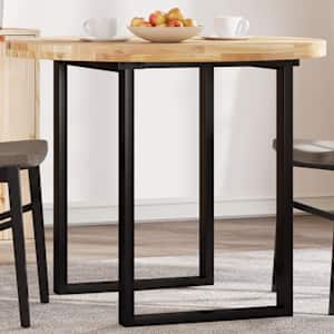 Mizna plošča okrogla Ø90x4 cm trdna akacija