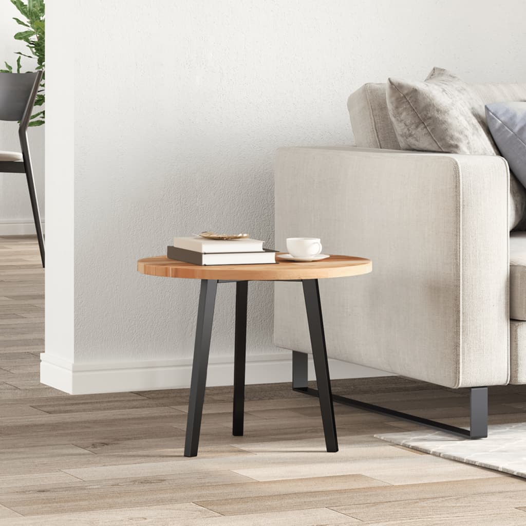 vidaXL Pöytälevy pyöreä Ø50x2 cm täysi akasiapuu