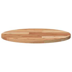 Stolní deska kulatá Ø 50 x 2 cm masivní akáciové dřevo - obrázek 4