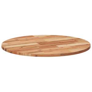 Stolní deska kulatá Ø 70 x 2 cm masivní akáciové dřevo - obrázek 5