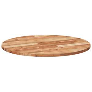 Stolní deska kulatá Ø 70 x 2 cm masivní akáciové dřevo - obrázek 7