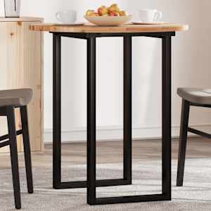 Mizna plošča okrogla Ø70x2 cm trdna akacija