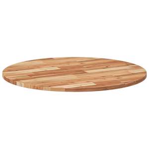 Stolní deska kulatá Ø 80 x 2 cm masivní akáciové dřevo - obrázek 5
