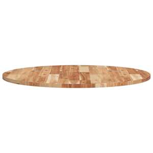 Stolní deska kulatá Ø 80 x 2 cm masivní akáciové dřevo - obrázek 6