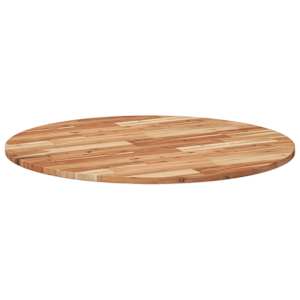 Stolní deska kulatá Ø 90 x 2 cm masivní akáciové dřevo - obrázek 5