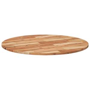 Stolní deska kulatá Ø 90 x 2 cm masivní akáciové dřevo - obrázek 7