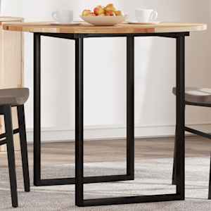 Mizna plošča okrogla Ø90x2 cm trdna akacija