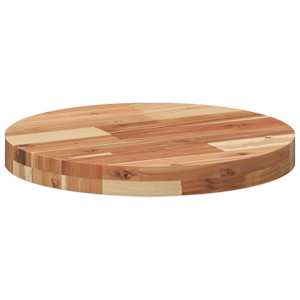 Stolní deska kulatá Ø 40 x 4 cm masivní akáciové dřevo - obrázek 5