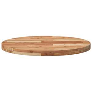 Stolní deska kulatá Ø 70 x 4 cm masivní akáciové dřevo - obrázek 4