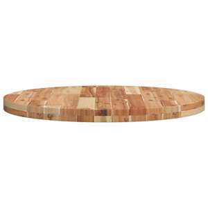 Stolní deska kulatá Ø 70 x 4 cm masivní akáciové dřevo - obrázek 6