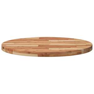 Stolní deska kulatá Ø 80 x 4 cm masivní akáciové dřevo - obrázek 4
