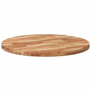 Stolní deska kulatá Ø 90 x 4 cm masivní akáciové dřevo - obrázek 5