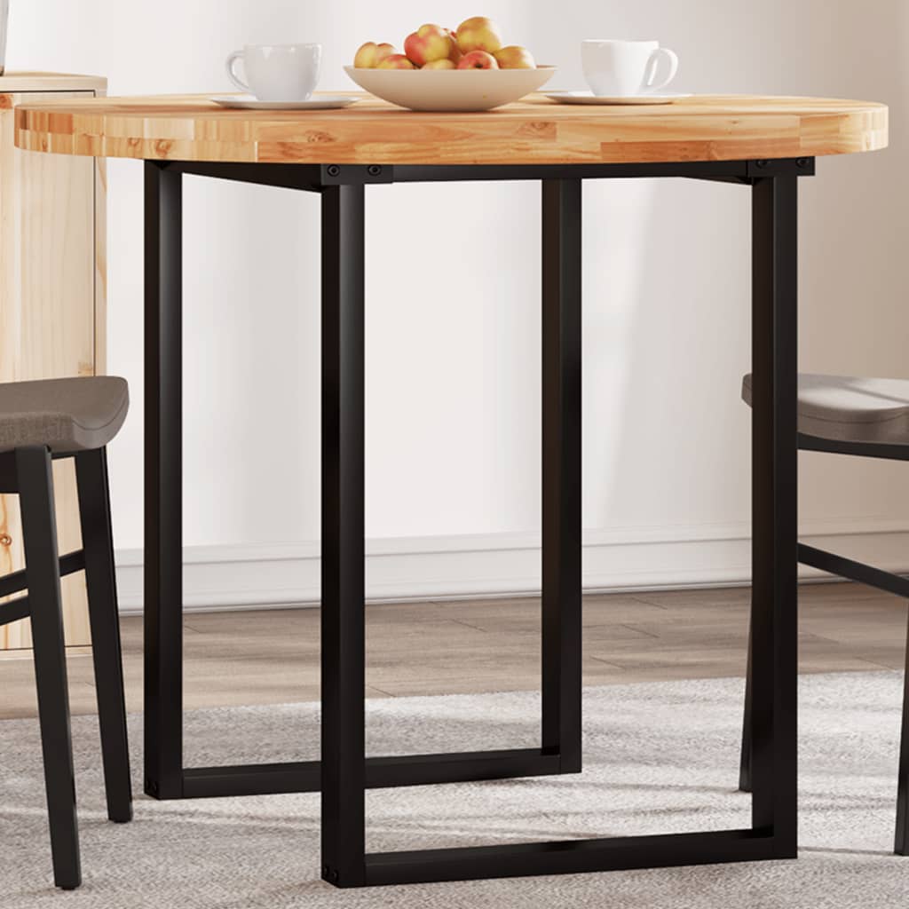 vidaXL Blat de masă rotund, Ø90x4 cm, lemn masiv de acacia