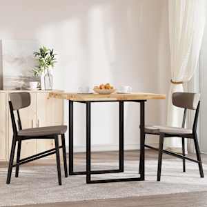 vidaXL Table Top Natural Wood Solid Acacia Wood 31.5 in x 31.5 in x 1.6 in