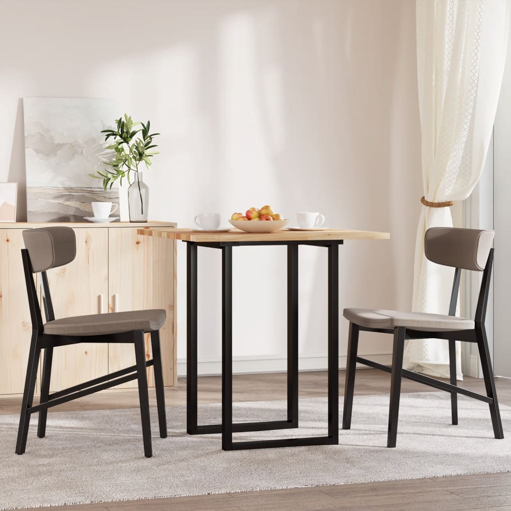vidaXL Tafelblad vierkant 70x70x2 cm massief acaciahout afbeelding