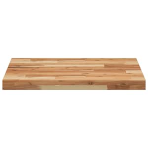 Stolní deska čtvercová 60 x 60 x 4 cm masivní akáciové dřevo - obrázek 4