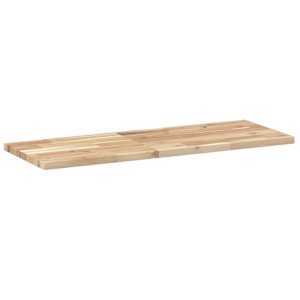 Stolní deska 80 x 30 x 2 cm obdélníková masivní akáciové dřevo - obrázek 5
