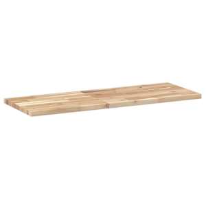 Stolní deska 80 x 30 x 2 cm obdélníková masivní akáciové dřevo - obrázek 7