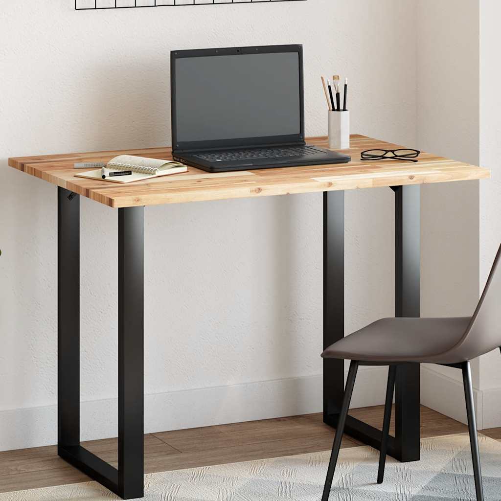 vidaXL Tischplatte Rechteckig 80x70x2 cm Massivholz Akazie