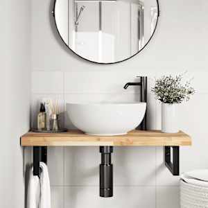 Mizna plošča 80x40x4 cm pravokotna trden akacijev les