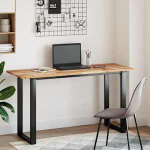 vidaXL Tischplatte Rechteckig 120x50x2 cm Massivholz Akazie