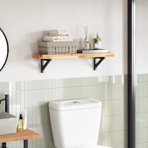 Stolní deska 80 x 20 x 4 cm obdélníková masivní akáciové dřevo - obrázek 1
